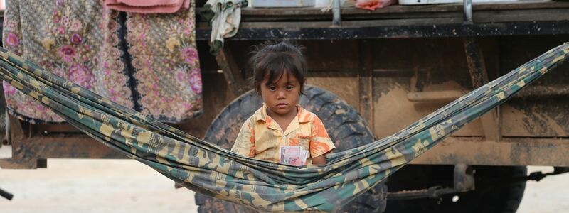 Vor allem Kinder sind wie so oft Leidtragende des Konflikts. - Foto: Sao Khuth/XinHua/dpa
