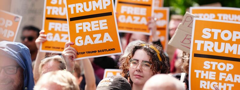 Protestiert wurde vor allem in Aberdeen und Edinburgh  - Foto: Jane Barlow/PA Wire/dpa