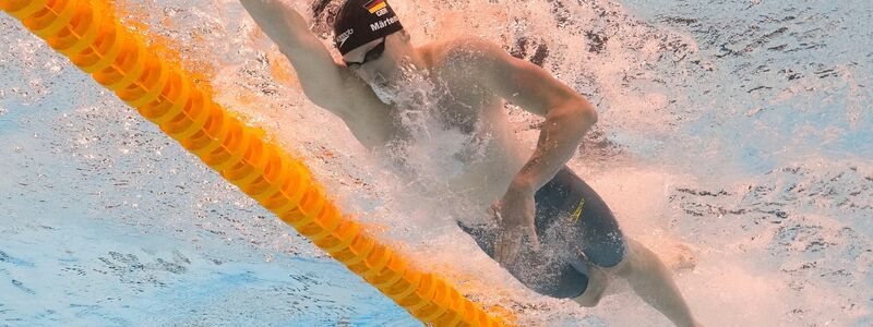 Lukas Märtens setzte sich in einem hoch spannenden Rennen durch. - Foto: Lee Jin-man/AP/dpa
