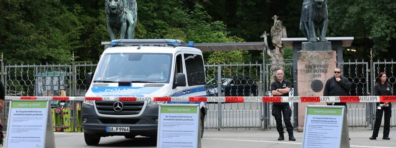 Der Tiergarten blieb am Dienstag geschlossen. - Foto: Daniel Löb/dpa
