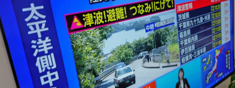Das Beben löste auch Tsunami-Warnungen in Japan aus. - Foto: Eugene Hoshiko/AP/dpa