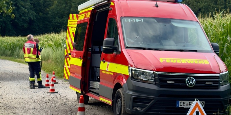 FW-OLL: UAV-Einheiten üben in Huntlosen die Zusammenarbeit - vier Drohnen gleichzeitig in der Luft - Foto: presseportal.de