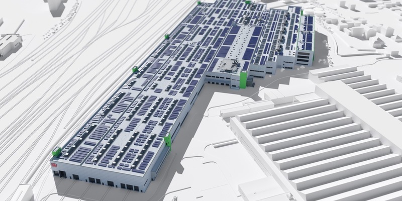 Die Kohle weicht der Bahn: Das neue Instandhaltungswerk für den ICE 4 - Foto: presseportal.de