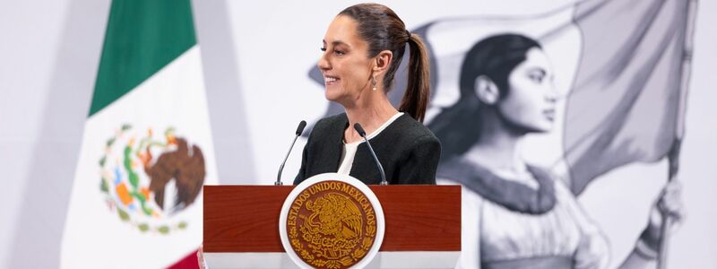 Mexikos Präsidentin Sheinbaum: «sehr gutes Gespräch mit US-Präsident Donald Trump». (Archivbild) - Foto: -/Presidencia De México/dpa