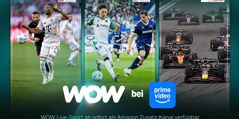 WOW Live-Sport ab sofort als Prime Video Zusatz-Kanal verfügbar - Foto: presseportal.de