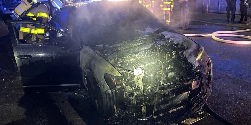 POL-AC: Fahrzeugbrand in Aachen - Kriminalpolizei ermittelt - Foto: presseportal.de