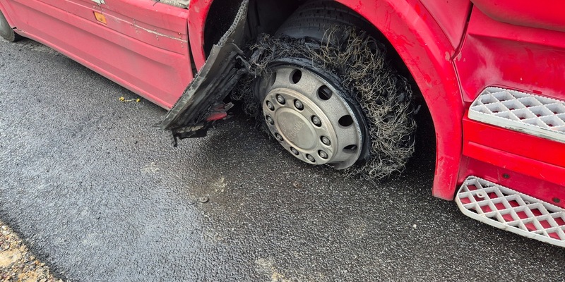 POL-SE: Pinneberg / A 23 - Fahrer eines Betonmischers verhinderte Lkw-Brand - Foto: presseportal.de