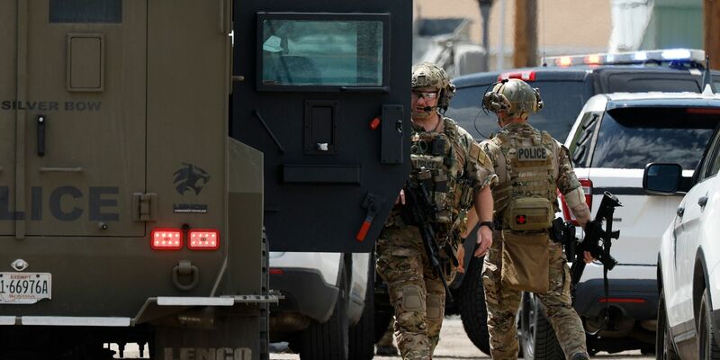 Schüsse in Anaconda im US-Bundesstaat Montana. - Foto: Joseph Scheller/The Montana Standard/AP/dpa