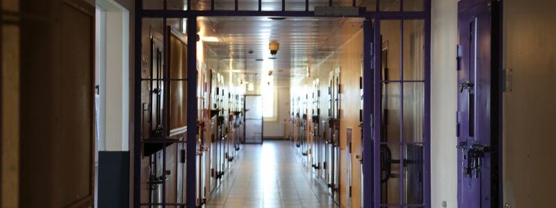 Mit seinen bunten Farben wirkt die Haftanstalt wie eine Art Hostel mit Schloss. - Foto: Alexander Welscher/dpa