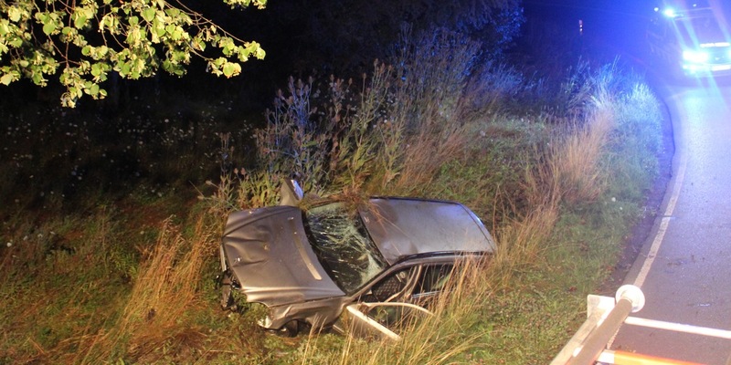POL-HAM: Drogenfahrt endet vor Straßenbaum, 3 schwer verletzte Insassen, 30.000 Euro Sachschaden - Foto: presseportal.de