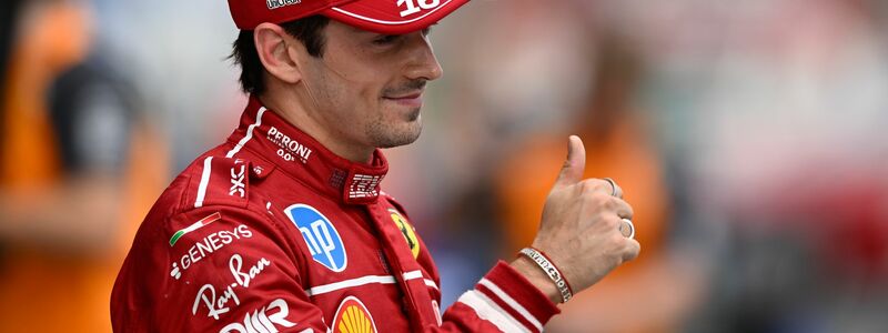 Charles Leclerc startet in Ungarn von der Pole Position. - Foto: Denes Erdos/AP/dpa
