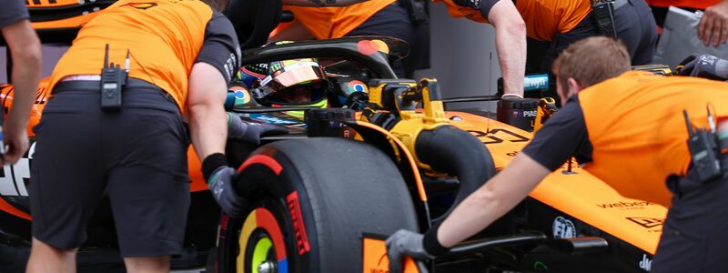 WM-Spitzenreiter Oscar Piastri musste sich in der Qualifikation überraschend geschlagen geben. - Foto: Anna Szilagyi/Pool EPA/AP/dpa