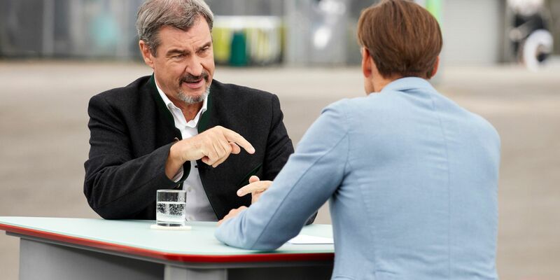 Die AfD liegt in Umfragen derzeit bei 25 Prozent und damit nur knapp hinter der Union.  - Foto: Sebastian Arlt/ZDF/dpa