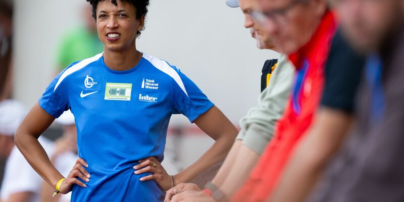 Yemisi Ogunleye übertraf beim deutschen Meistertitel die 19 Meter. - Foto: Sven Hoppe/dpa