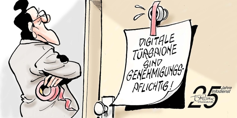 Digitaler Türspion / Besser vorher Eigentümerbeschluss besorgen - Foto: presseportal.de