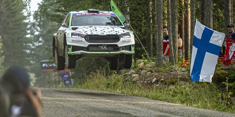 Finnland-Rallye: Erneutes WRC2-Podium für Škoda-Crew Robert Virves und Jakko Viilo - Foto: presseportal.de