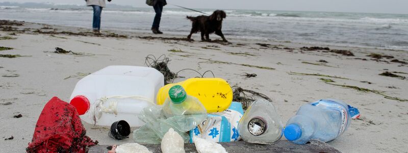Plastikpartikel verschmutzen heute die hölchsten Berge und die tiefsten Ozeane. (Archivbild)  - Foto: Stefan Sauer/dpa-Zentralbild/dpa