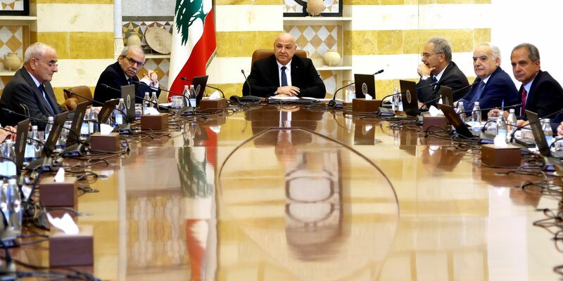 Die Debatte über die Entwaffnung der Hisbollah schürt Ängste vor einer neuen politischen Krise. - Foto: -/Pressebüro der libanesischen Präsidentschaft/AP/dpa