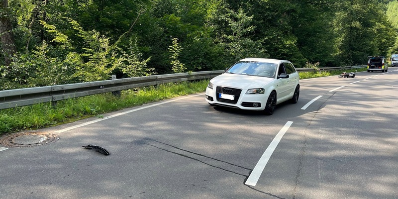 POL-GM: Frontalzusammenstoß mit Kleinkraftrad - Foto: presseportal.de