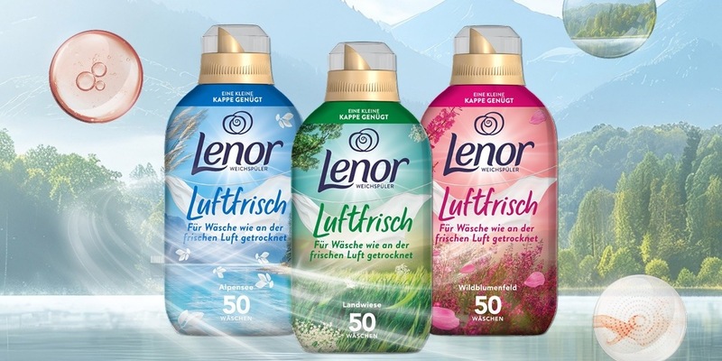 Wie an der frischen Luft getrocknet: Lenor präsentiert neues innovatives Weichspüler-Konzentrat in drei dezenten Düften - Foto: presseportal.de
