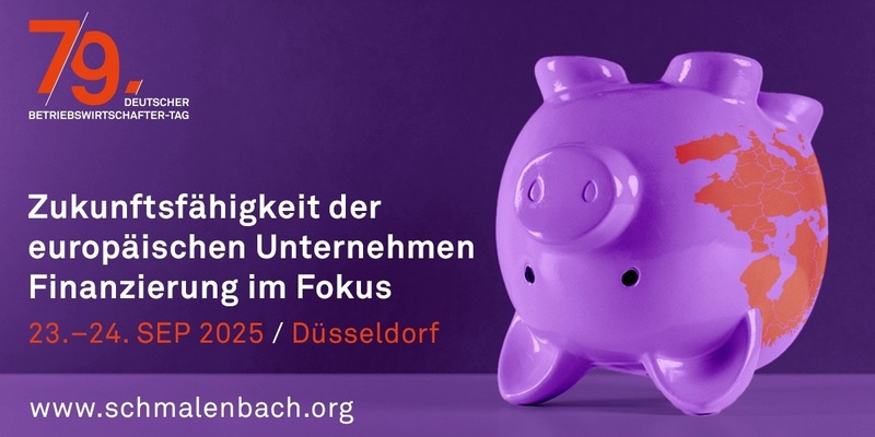 79. Deutscher Betriebswirtschafter-Tag / Zukunftsfähigkeit der europäischen Unternehmen - Finanzierung im Fokus / 23./24. September 2025 - Düsseldorf / www.betriebswirtschafter-tag.de - Foto: presseportal.de