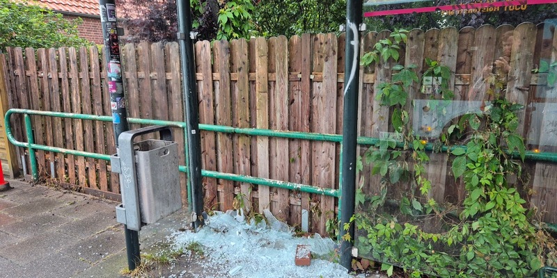 POL-SE: Elmshorn - Polizei sucht Hinweise nach diversen Sachbeschädigungen in einer Nacht an Fahrzeugen, Bushaltestellen und Blitzeranhänger - Foto: presseportal.de