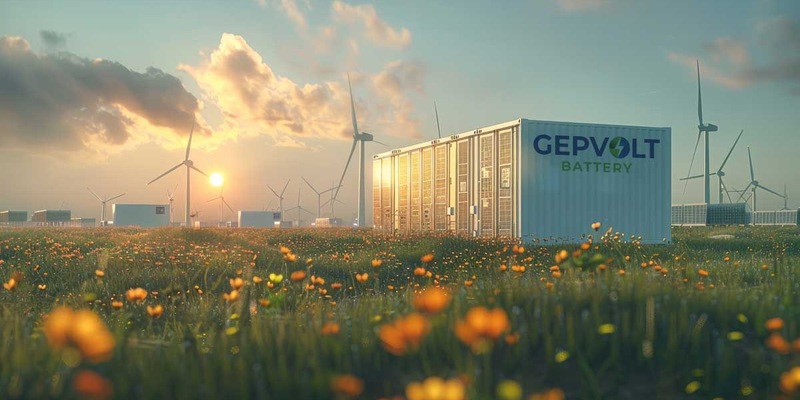 Batteriespeicher für Netzstabilität - GEPVOLT - Foto: presseportal.de