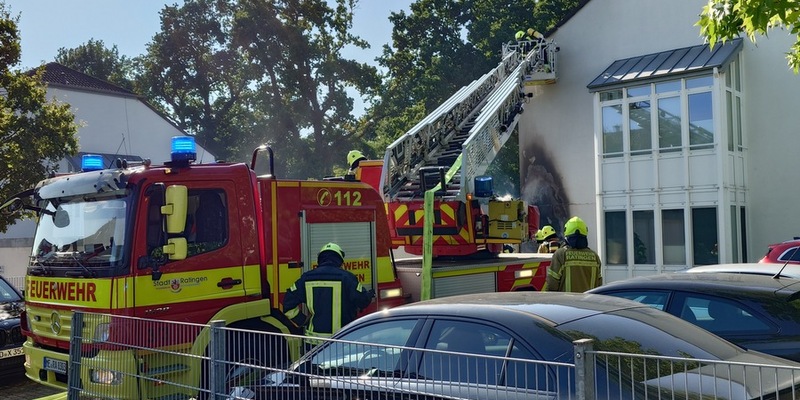 FW Ratingen: Schneller Einsatz bei Brand in Lintorf - Foto: presseportal.de
