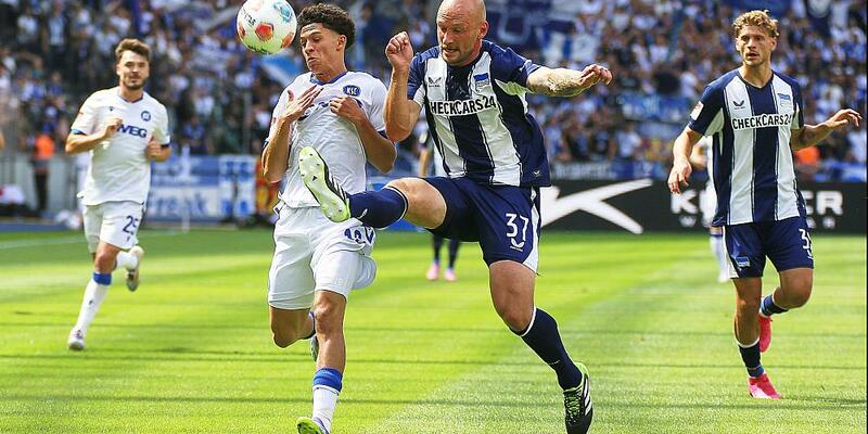 Hertha BSC - Karlsruher SC am 10.08.2025 - Foto: über dts Nachrichtenagentur