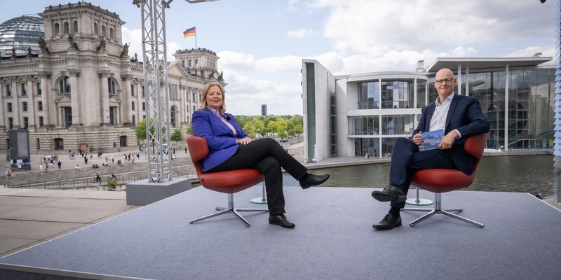 Bärbel Bas im ARD-Sommerinterview - Foto: presseportal.de