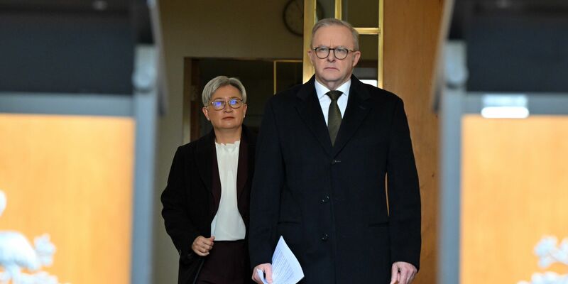 Australiens Premier Anthony Albanese schließt sich Frankreich und Kanada an. - Foto: Mick Tsikas/AAP/dpa