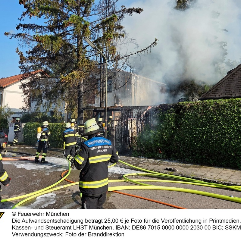 FW-M: Wochenendrückblick der Feuerwehr München - Foto: presseportal.de
