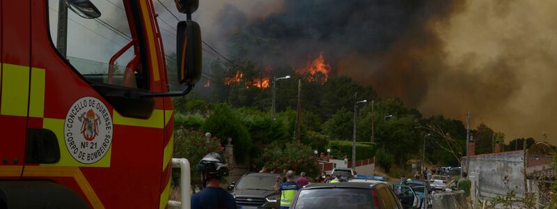 In Spanien gebe es derzeit insgesamt 14 größere aktive Feuer, sagte die Ministerin für Ökologischen Wandel, Sara Aagesen. - Foto: Rosa Veiga/EUROPA PRESS/dpa