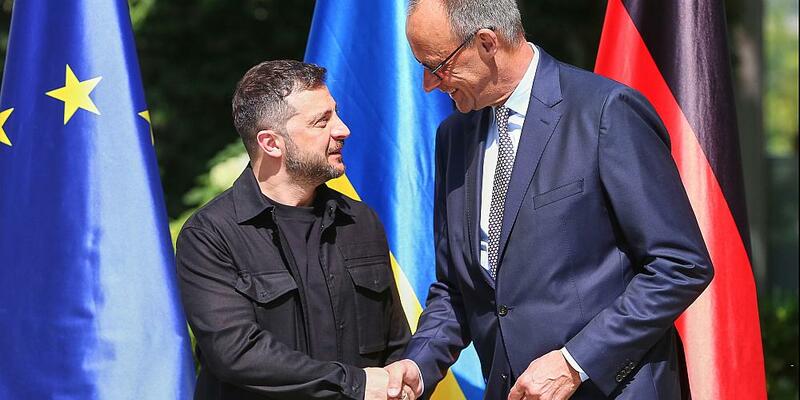 Wolodymyr Selenskyj und Friedrich Merz am 13.08.2025 - Foto: über dts Nachrichtenagentur