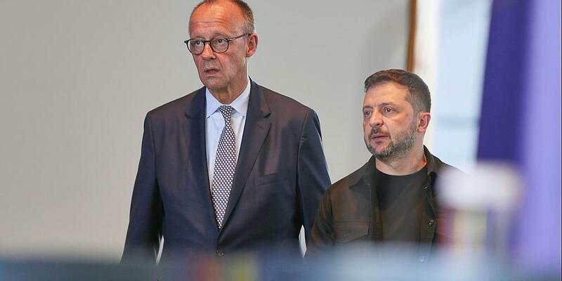 Friedrich Merz und Wolodymyr Selenskyj am 13.08.2025 - Foto: über dts Nachrichtenagentur