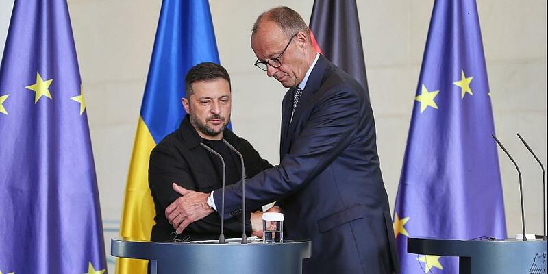 Wolodymyr Selenskyj und Friedrich Merz am 13.08.2025 - Foto: über dts Nachrichtenagentur