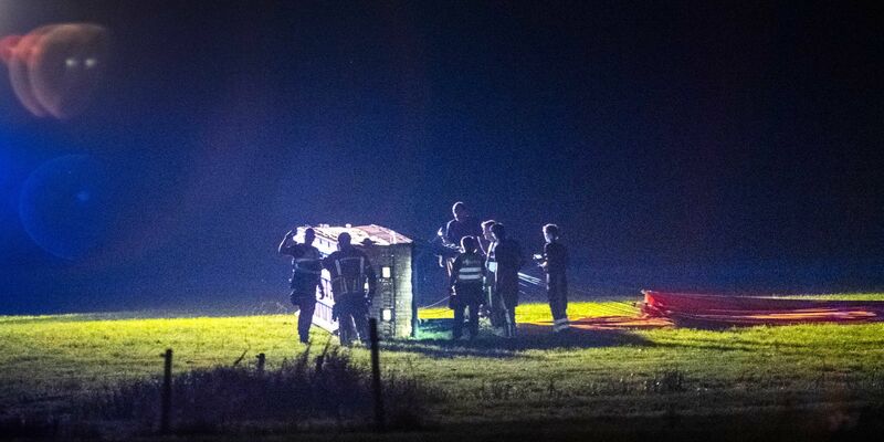 Ein Heißluftballon verunglückte im Norden der Niederlande.  - Foto: Jilmer Postma/ANP/dpa
