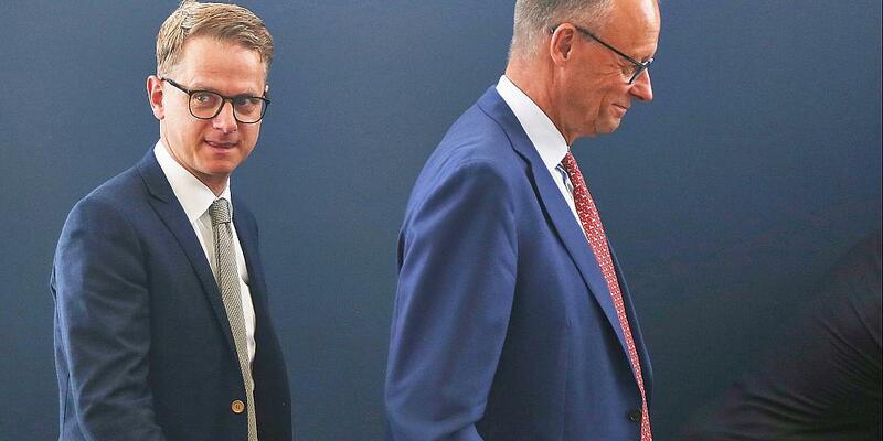 Carsten Linnemann und Friedrich Merz (Archiv) - Foto: über dts Nachrichtenagentur