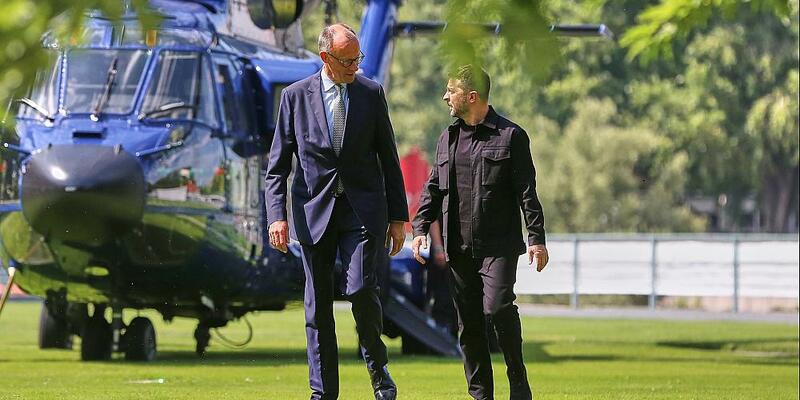 Friedrich Merz und Wolodymyr Selenskyj am 13.08.2025 - Foto: über dts Nachrichtenagentur