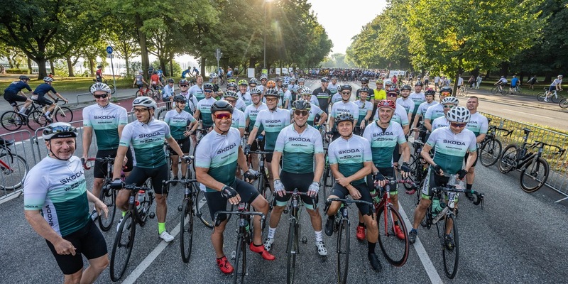 Škoda offizieller Partner der ADAC Cyclassics Hamburg bei Profi- und Jedermann-Rennen - Foto: presseportal.de