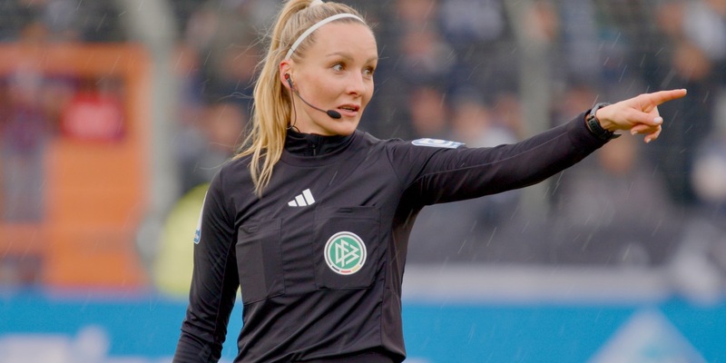 Schiedsrichterin Fabienne Michel spricht erstmals über sexistische Anfeindungen - Foto: presseportal.de