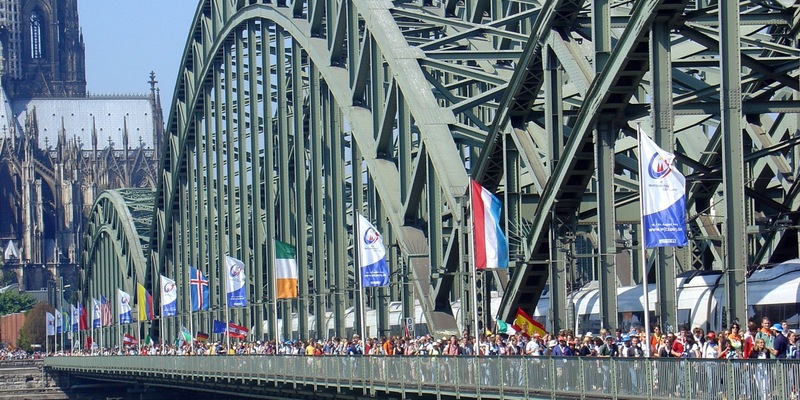 Vor 20 Jahren: Weltjugendtag in Köln - Foto: presseportal.de