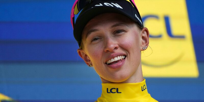 Katarzyna Niewiadoma startet nun nicht bei der Tour de Romandie. - Foto: Peter Dejong/AP/dpa
