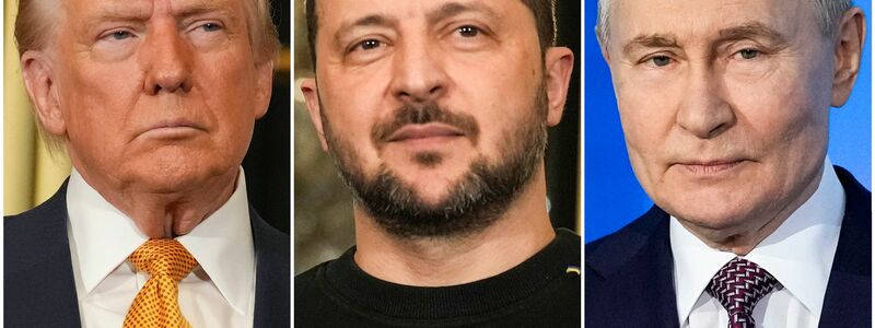 Trump, Selenskyj und Putin: Gelingt eine Einigung im Ukraine-Krieg? (Archivbild) - Foto: Morissard/Bednyakov/AP/dpa