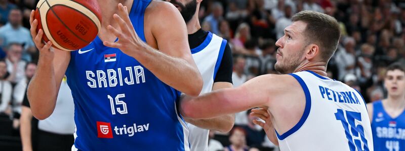 Hatte es gegen Tschechien leicht: Jokic mit den Serben. - Foto: Sven Hoppe/dpa