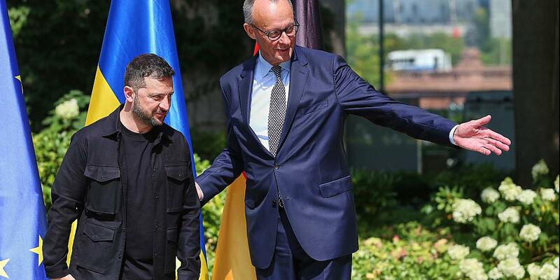 Wolodymyr Selenskyj und Friedrich Merz am 13.08.2025 - Foto: über dts Nachrichtenagentur