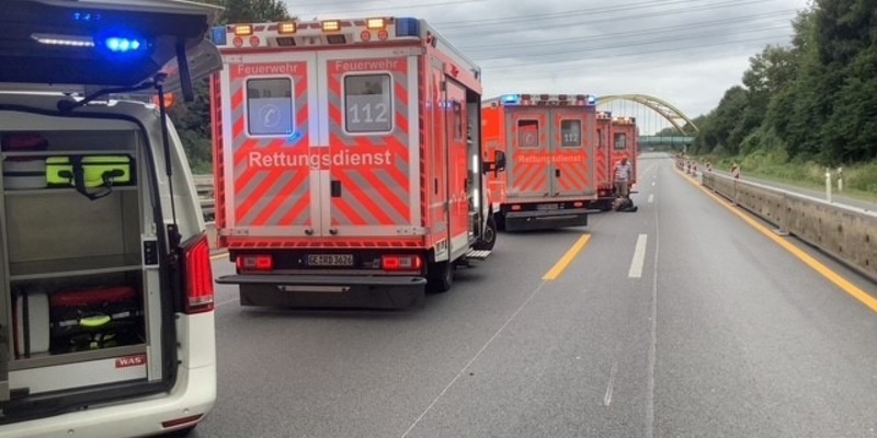 FW-GE: Verkehrsunfall auf BAB2 - Foto: presseportal.de