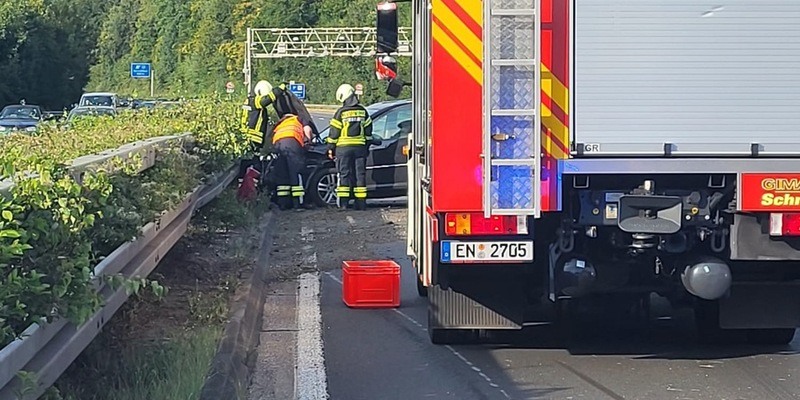 FW-EN: Unfall auf Autobahn - Foto: presseportal.de