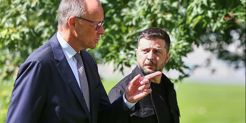 Friedrich Merz und Wolodymyr Selenskyj am 13.08.2025 - Foto: über dts Nachrichtenagentur
