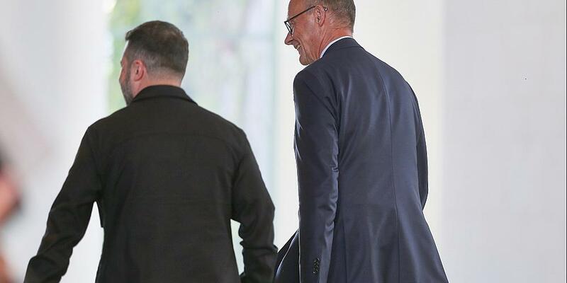 Wolodymyr Selenskyj und Friedrich Merz am 13.08.2025 - Foto: über dts Nachrichtenagentur